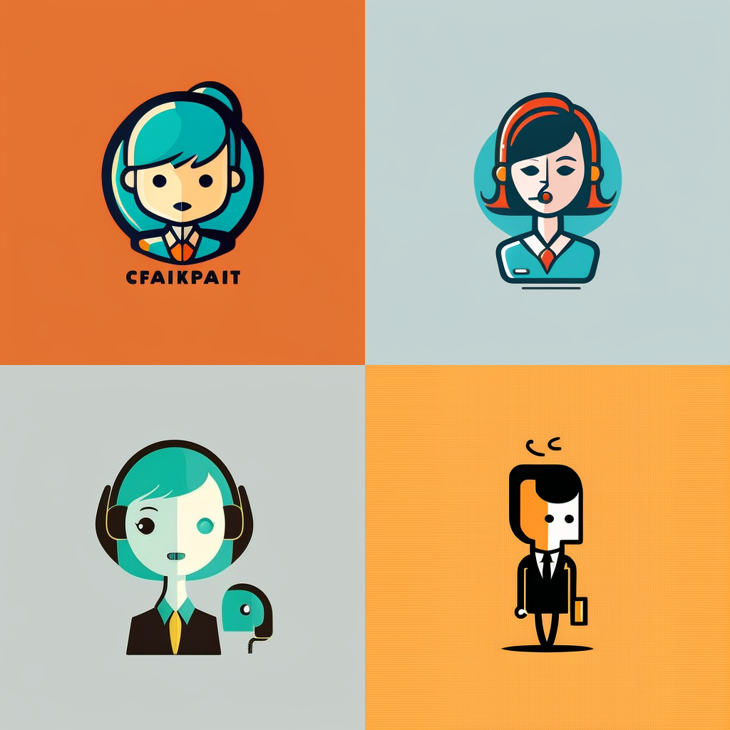 human like assistant logos